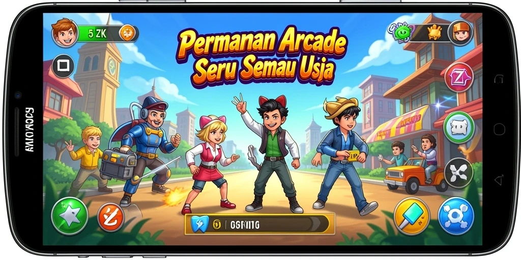 Screenshot gameplay 5ZK menampilkan aksi seru dan tantangan menarik.