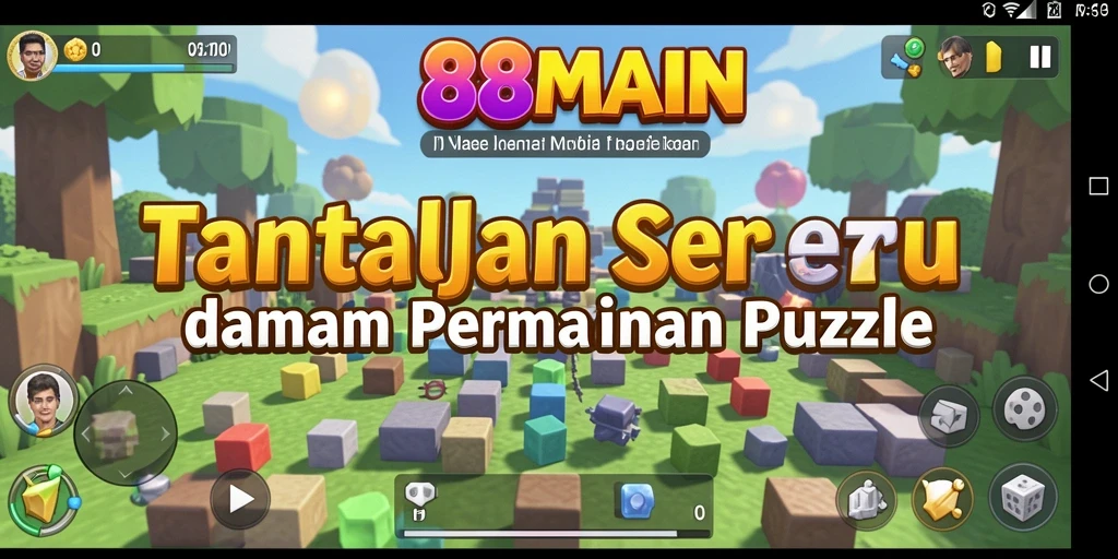 Tampilan gameplay 88MAIN dengan teka-teki yang menantang.