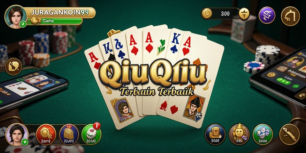 Gameplay seru QiuQiu di JURAGANKOIN99 yang menegangkan.