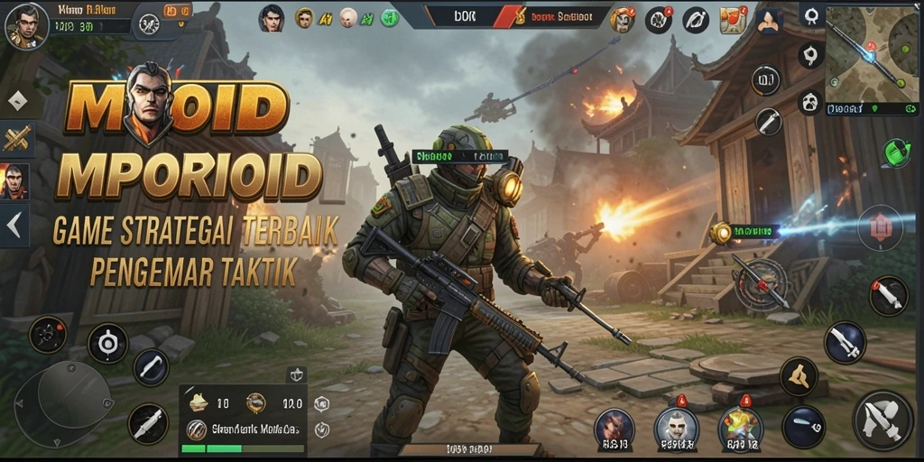 Tampilan gameplay MPOID yang menegangkan dan strategis.