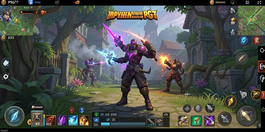 Tampilan gameplay RPG yang menarik dan mendalam di PSG77.