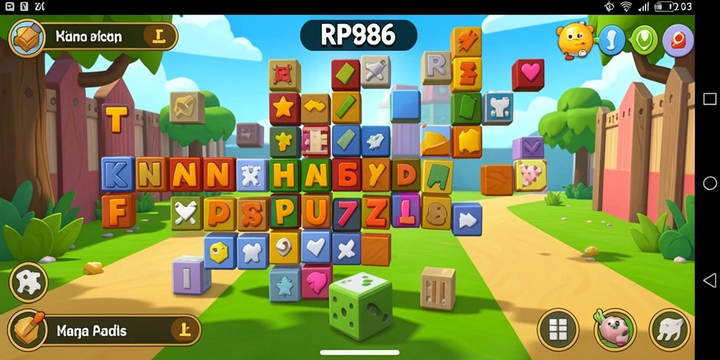 Screenshot utama RP886 menampilkan gameplay Puzzle yang menarik dan menantang.